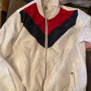 White Bomber Jacket